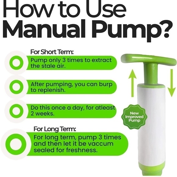 Brand New 4-Pack Burp Lids Curing Kit Wide Mouth Mason Jars Vacuum Seal w/ Pump - Picture 4 of 14